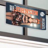 Banderoles Custom Cheerleading Senior Cheer Team Photo (Bâtiment extérieur)