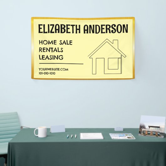 Banderoles Custom Home Vente Location commerciale et location (Salon professionnel)