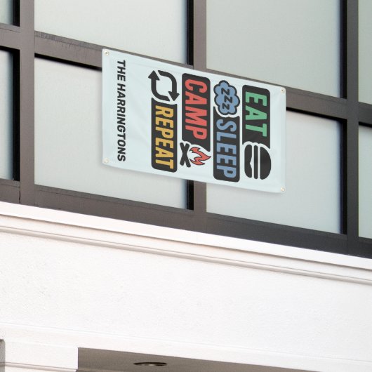 Banderoles Custom Name & Color Camping (Bâtiment extérieur)