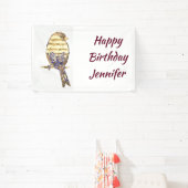 Banderoles Custom Name Music Notes Song Bird (Insitu)