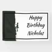 Banderoles Custom Name Rock Mountain Climber (Horizontal)