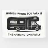 Banderoles Custom name & text Camper Van (Horizontal)