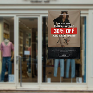 Banderoles Custom Photo Black Friday Sale Product Promo