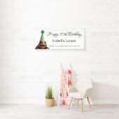 Banderoles Custom turtle party banner (En situation)