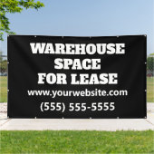 Banderoles Custom Warehouse Space Lease Banner (Dehors)
