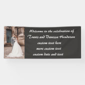 Banderoles Custom Wedding Reception (Horizontal)