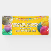 Banderoles Customiser Grand Rouverture Ballons Bunting Store (Horizontal)