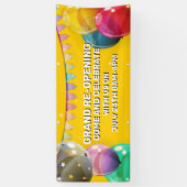 Banderoles Customiser Grand Rouverture Ballons Bunting Store (Vertical)