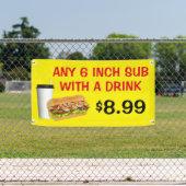 Banderoles Customiser N'Importe Quel 6 Pouces Sous Avec Un Bo (Insitu)