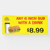 Banderoles Customiser N'Importe Quelle Sous De 6 Pouces Avec (Horizontal)