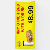 Banderoles Customiser N'Importe Quelle Sous De 6 Pouces Avec (Vertical)