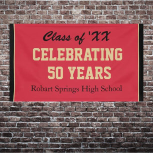 Banderoles Customizable! Celebrate any year reunion banner