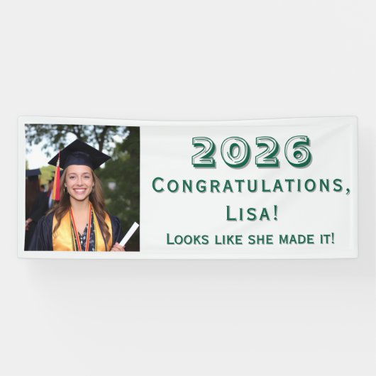 Banderoles Customizable Graduation  (Horizontal)