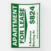 Banderoles Customize 1 2 3 Bedroom Apartments For Lease  (Verticale)