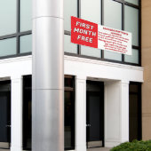Banderoles Customize Detailed Apartments For Rent First Month (Bâtiment extérieur)