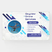 Banderoles Customize Drone Services Business Promotional  (Horizontal)