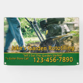 Banderoles Customize Garden Rototilling Service Business  (Horizontal)