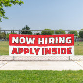 Banderoles Customize Generic Now Hiring Apply Inside (Insitu)