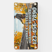 Banderoles Customize Home Gutter Cleaning Business Promo (Verticale)