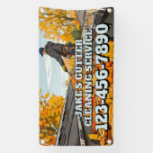 Banderoles Customize Home Gutter Cleaning Business Promo (Verticale)