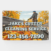Banderoles Customize Home Gutter Cleaning Business Promo (Horizontal)