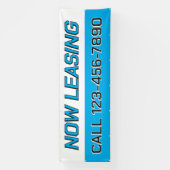 Banderoles Customize Now Leasing Large (Verticale)