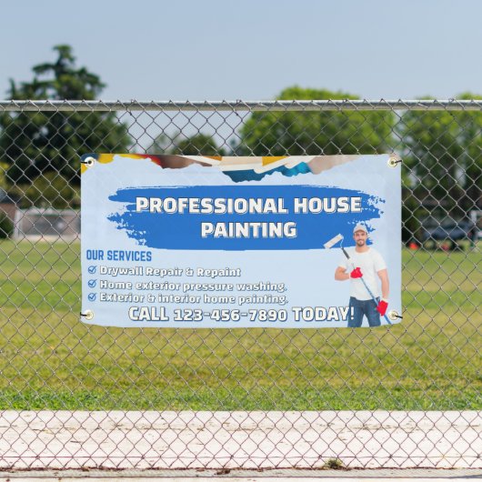 Banderoles Customize Professional House Painting Picture & Lo (Insitu)