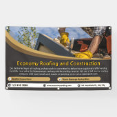 Banderoles Customize Roofing Service Business Detailed 2  (Horizontal)