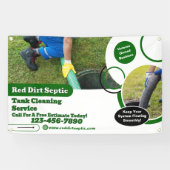 Banderoles Customize Septic Tank Cleaning Service Detailed (Horizontal)