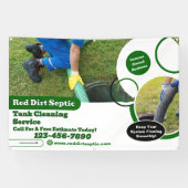 Banderoles Customize Septic Tank Cleaning Service Detailed  (Horizontal)
