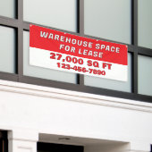 Banderoles Customize Warehouse Space For Lease Business (Bâtiment extérieur)