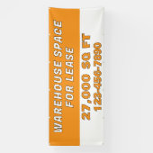 Banderoles Customize Warehouse Space For Lease Business (Verticale)