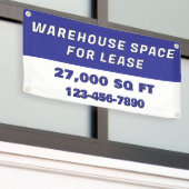Banderoles Customize Warehouse Space For Lease Business (Bâtiment extérieur)