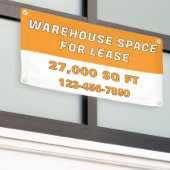 Banderoles Customize Warehouse Space For Lease Business (Bâtiment extérieur)