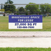Banderoles Customize Warehouse Space For Lease Business (En situation)