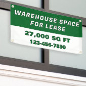 Banderoles Customize Warehouse Space For Lease Business (Bâtiment extérieur)
