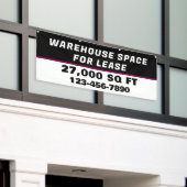 Banderoles Customize Warehouse Space For Lease Business (Bâtiment extérieur)