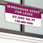 Banderoles Customize Warehouse Space For Lease Business (Bâtiment extérieur)