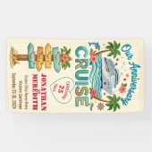 Banderoles Customized Anniversary Cruise Door (Horizontal)