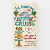 Banderoles Customized Anniversary Cruise Door (Verticale)