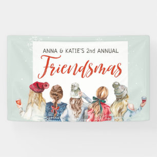 Banderoles Cute Amateurs d'aquarelle Fête de Noël