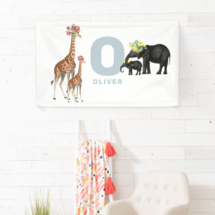 Banderoles Cute Animals Baby's Nursery Kids Room Décor du mur
