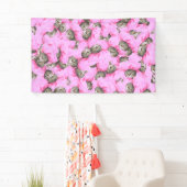 Banderoles Cute Chat dans un Motif Casquette rose Random (En situation)