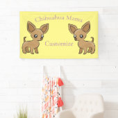 Banderoles Cute Chihuahua Mama Art Thunder_Cove (En situation)