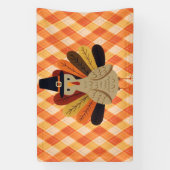 Banderoles Cute, classique/vintage Thanksgiving Turquie (Verticale)