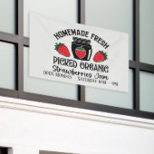 Banderoles Cute confiture de fraise ajouter jours fois vendeu (Bâtiment extérieur)