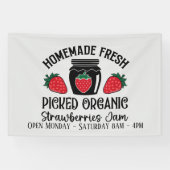 Banderoles Cute confiture de fraise ajouter jours fois vendeu (Horizontal)