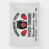 Banderoles Cute confiture de fraise ajouter jours fois vendeu (Verticale)