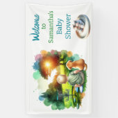 Banderoles Cute Disk Golf Boy's Baby shower Affiche de bienve (Vertical)