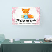 Banderoles Cute fox fil tricot tricot crochet filé main (Salon professionnel)